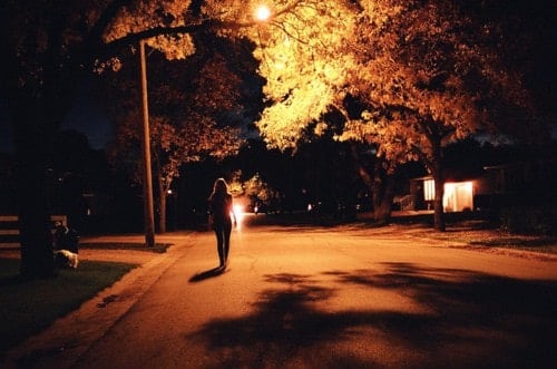 night time walk