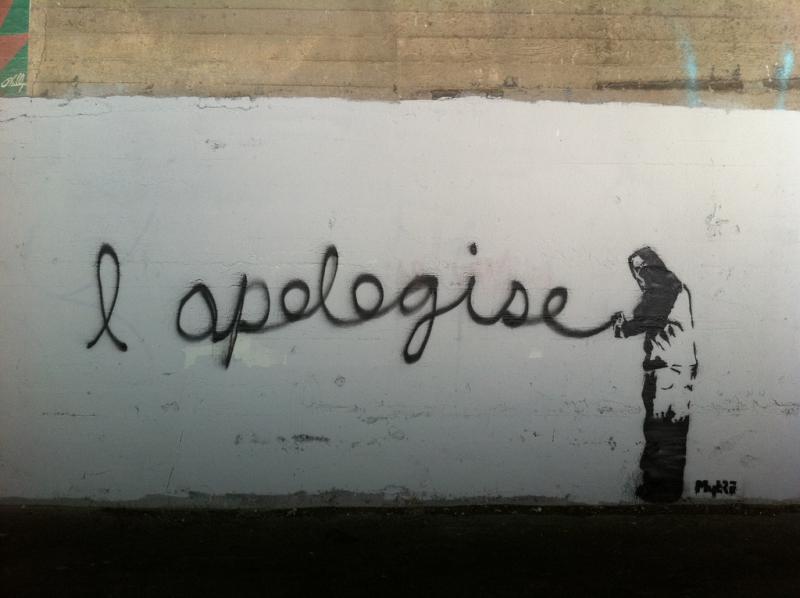 Apology - Street Art