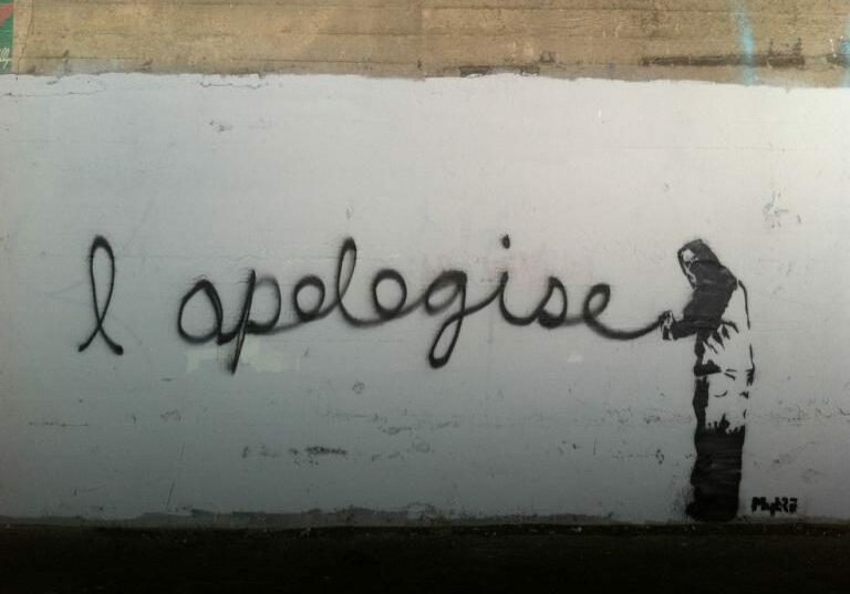 Apology - Street Art